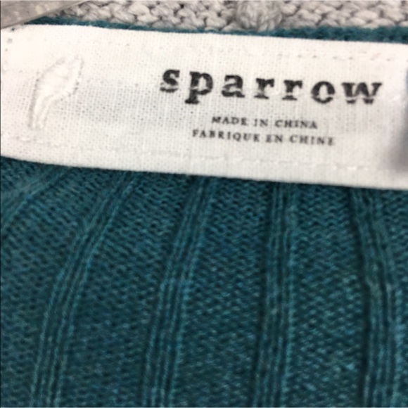 ANTHROPOLOGIE SPARROW Colorblock Open Cardigan - Picture 5 of 6